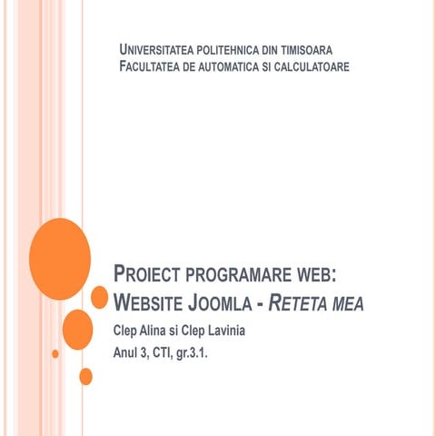 Proiect programare web