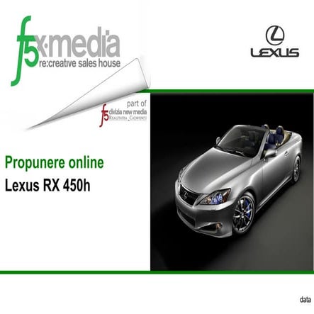 Proiect special lexus