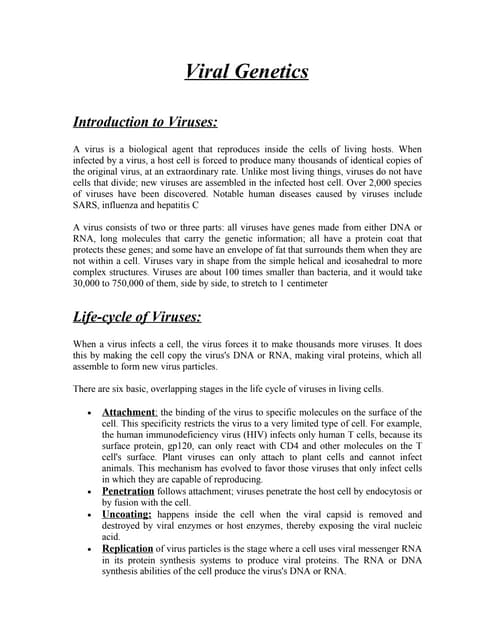 dna and rna Viruses 