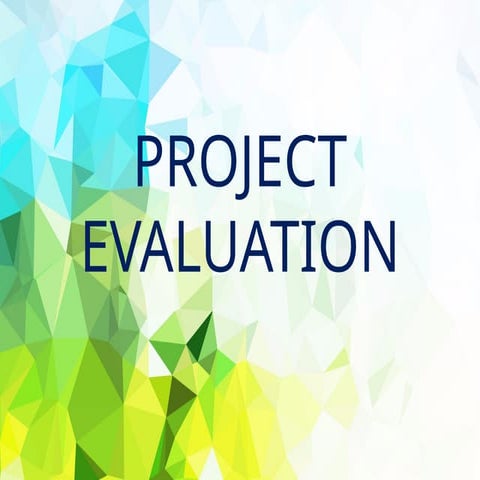 Project evaluation | PPTX
