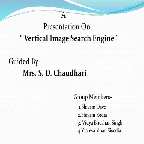  Vertical Image Search Engine