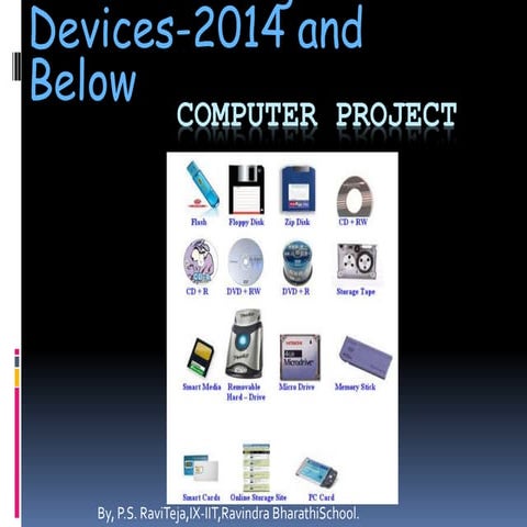 Latest storage devices | PPT