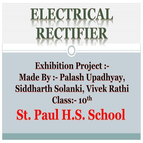 Electrical Rectifier