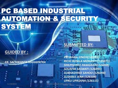 Project INDUSTRIAL AUTOMATION AND SECURITY SYSTEM