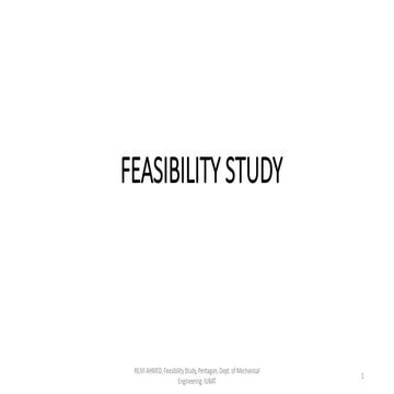 Feasibility Study