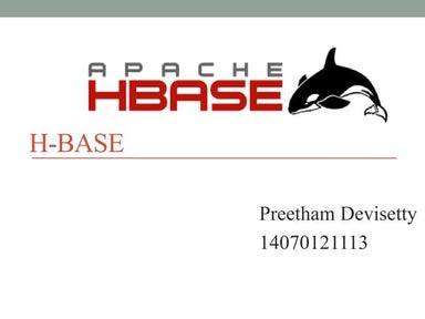 H-Base in Data Base Mangement System