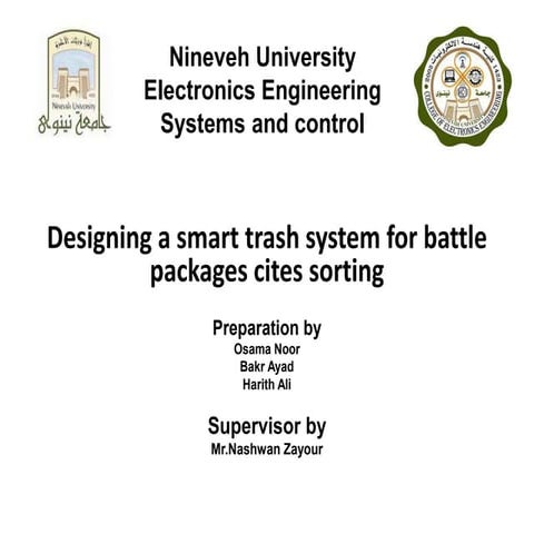 Project "Smart Recycle bin"