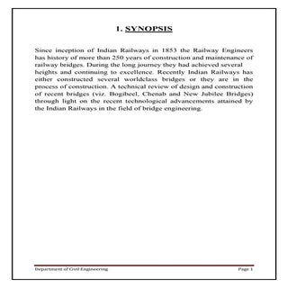 project report on truss bridge