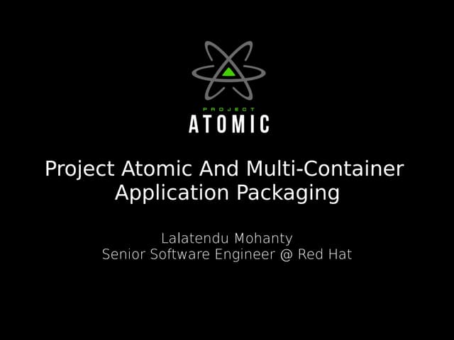 Project Atomic-Nulecule