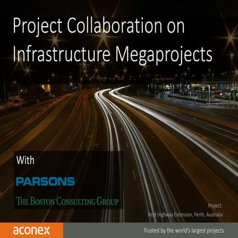 Project Collaboration on Infrastructure Megaprojects - Webinar, June 3, 2015