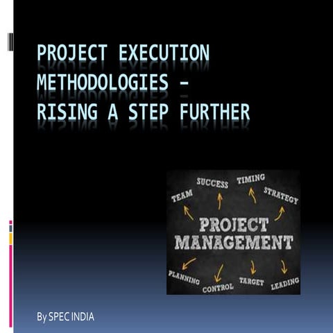 Project Execution Methodologies – Rising a Step Further