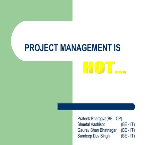 Project Management !!! 
