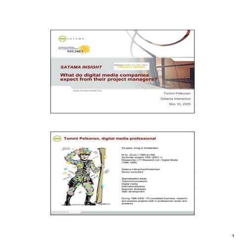 Project Management in Digital Media Agency