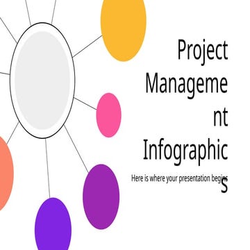 Project Management Infographics . Power point projet | PPTX
