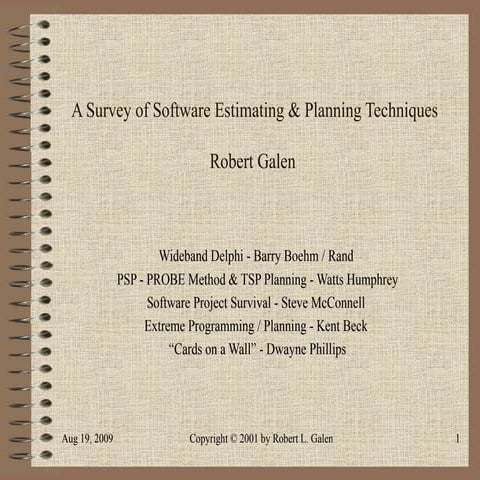 Project Management Workshop Overview