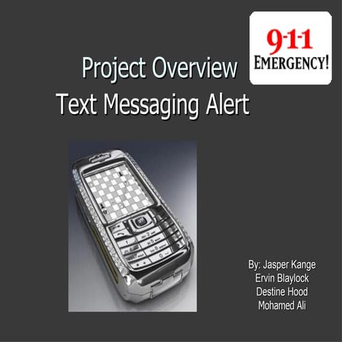 Project Overview Text | PPT