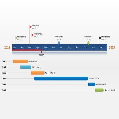 Editable PowerPoint project plan template