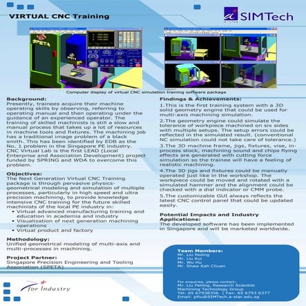 Project poster virtual cnc