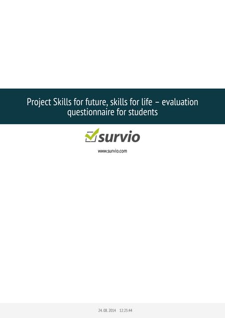 Project skills-for-future-skills-for-life-evaluation-questionnaire-for-students