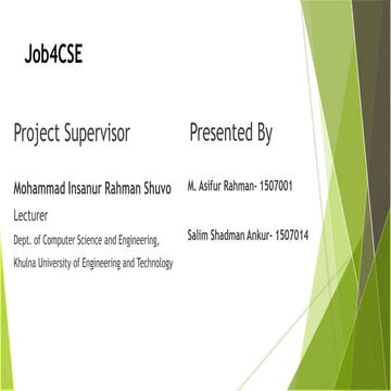 Job4CSE (System Development Project)