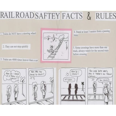 Operation Lifesaver Canada Off The Rails Contest winning print content 2012