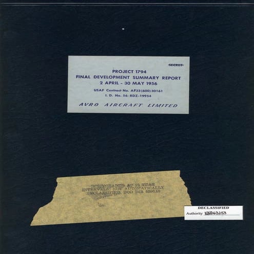 Project1794 finaldevelopmentsummaryreport2april 30may19561