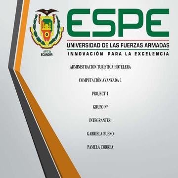 Project 1 pamela correa , gabriela bueno