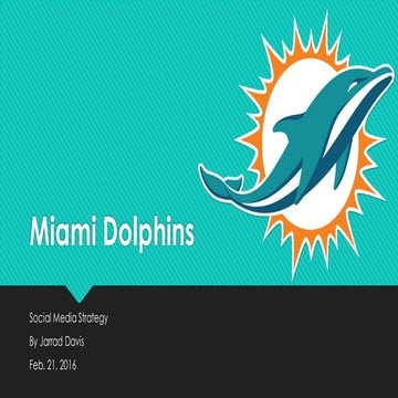 Social Media Strategy Miami Dolphins