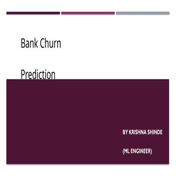 Bank curn prediction using logistic regression