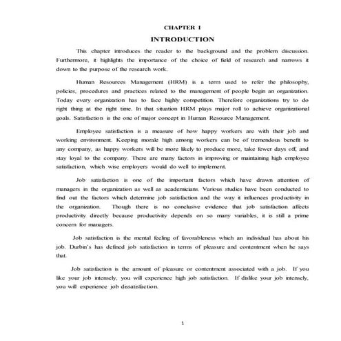 Project job sanctification of employees