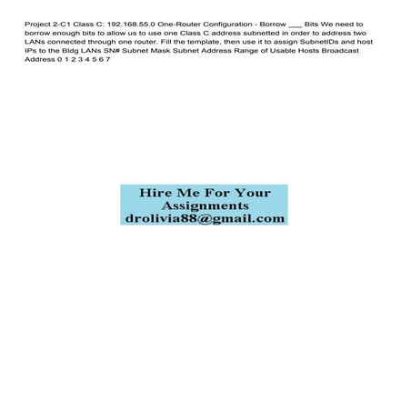 Project 2C1 Class C 192168550 OneRouter Configur.pdf