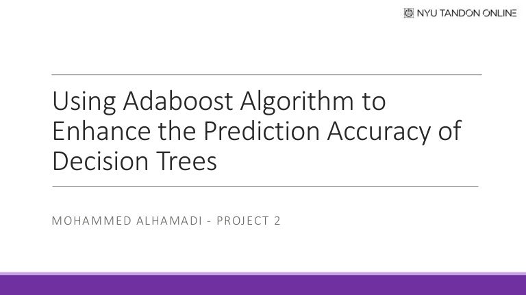 adaboosting algorithm