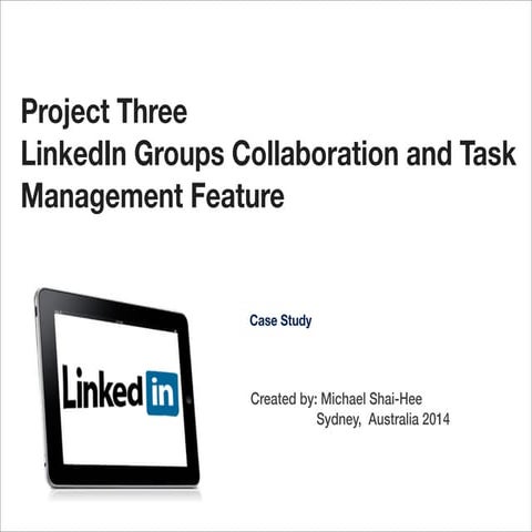 LinkedIn Groups Collaboration and Task Management Feature