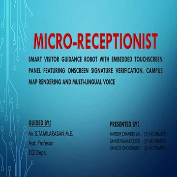 MICRO-RECEPTIONIST