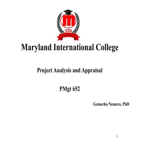 Project Analysis and Appraisal.pdf