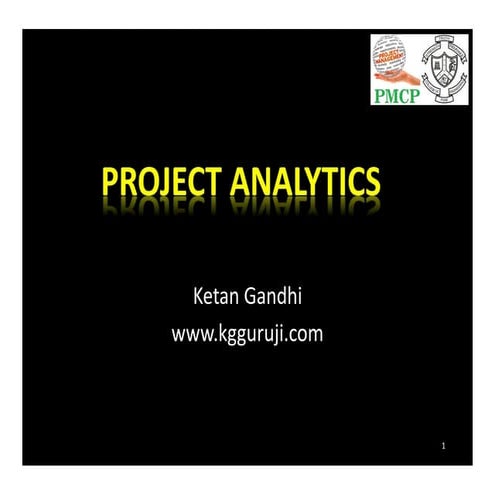 Project analytics in Project Management