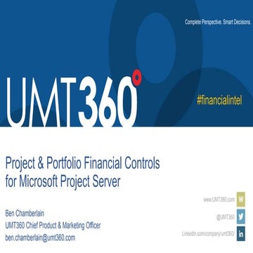 UMT360Webinar_Project and portfolio financial controls for microsoft project ...