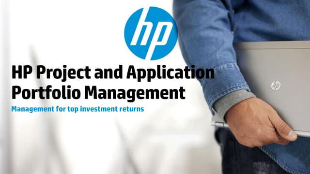 Project and portfolio management