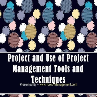 Project and use of project manageme...
