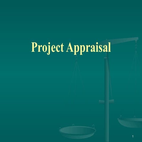 Project appraisal