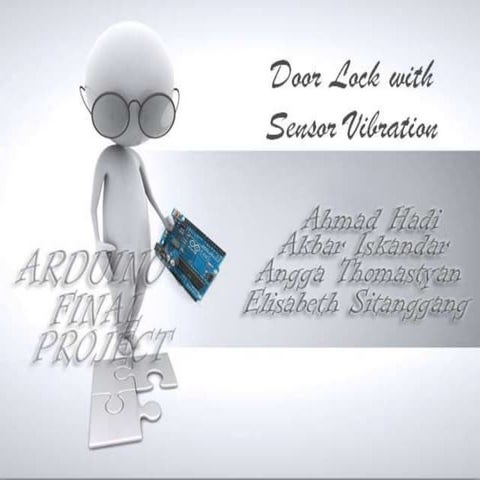 Door Lock with Sensor Vibration