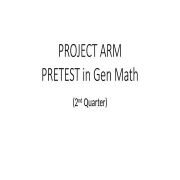 PROJECT Action and Remediation in Math - ARM (2nd Q).pptx
