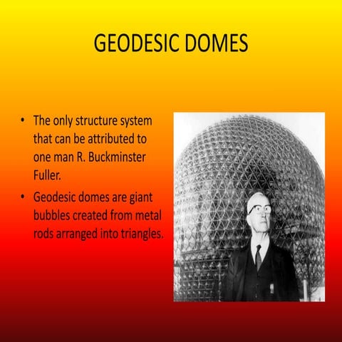 Geodesic Dome and Ribbed Dome | PDF