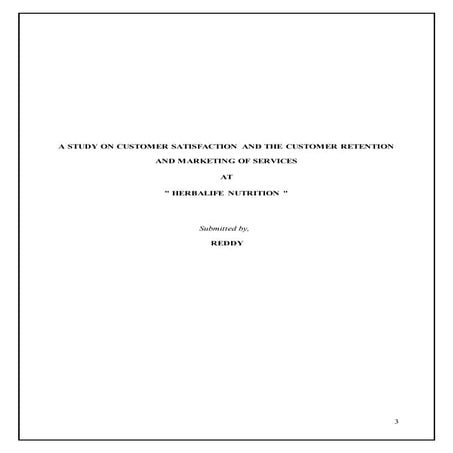 Project at herbalife nutrition