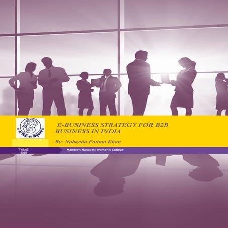 E-commerce strategies for B2B business in India TYBMS 