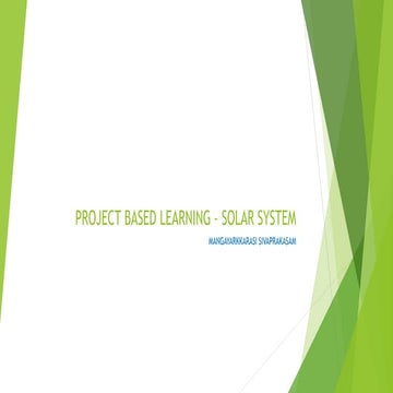 Project based learning