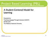 Introducing Project Based Learning | PPT