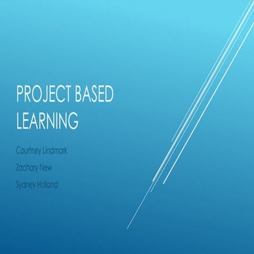 Project based learning final draft 