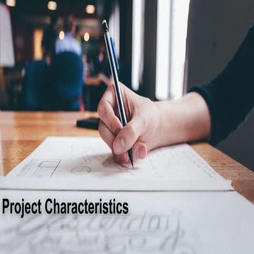 Project characteristics
