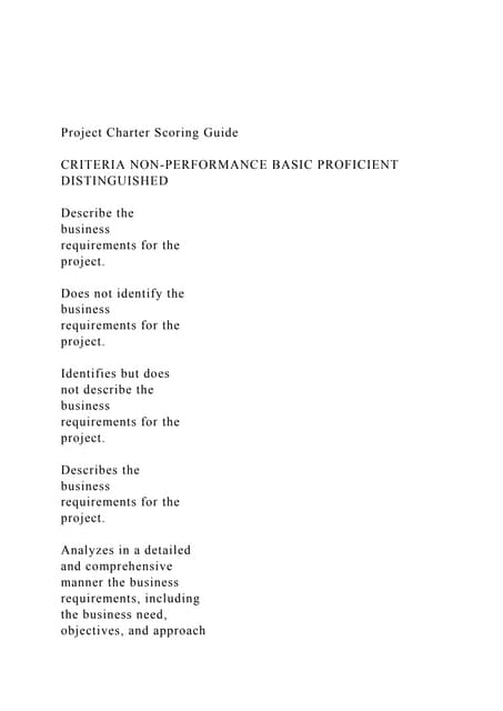 HIM360 Assignment RubricsAssignment 1 Project Scope and | PDF